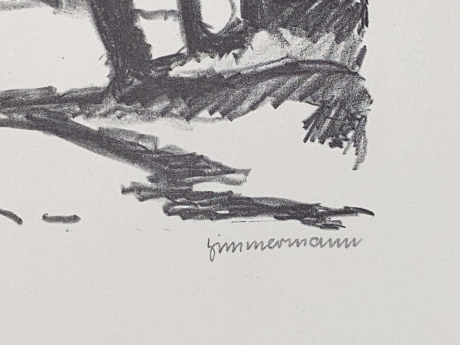 Grafica & Litografie: Josef Zimmermann Lithografie Original – Usato da Vaduz venduto da Unikate-Markt 1