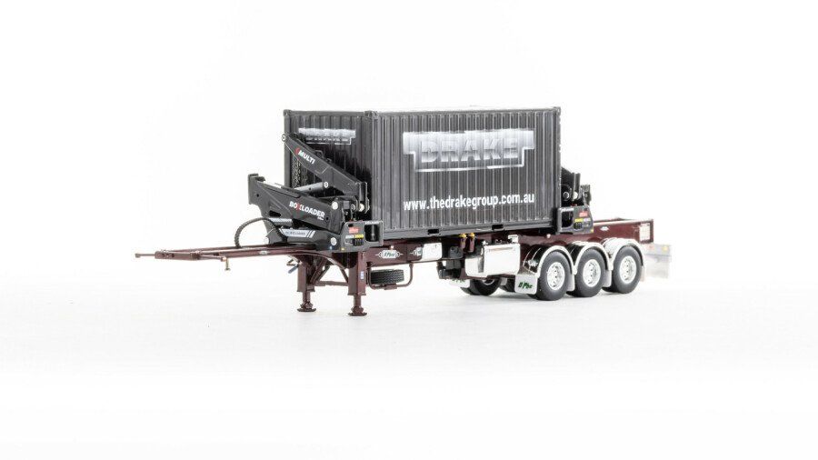 WSI Models Kit di modellismo & Modellini statici: WSI/Drake; BOXLOADER CORPORATE LIVERY + 20FT DRAKE CONTAINER – Nuovo (secondo la descrizione) da Dagmersellen venduto da FBM-Bacheli