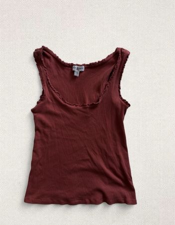 Tanktop Envie de Fraise rot Baumwolle Grösse 36/38