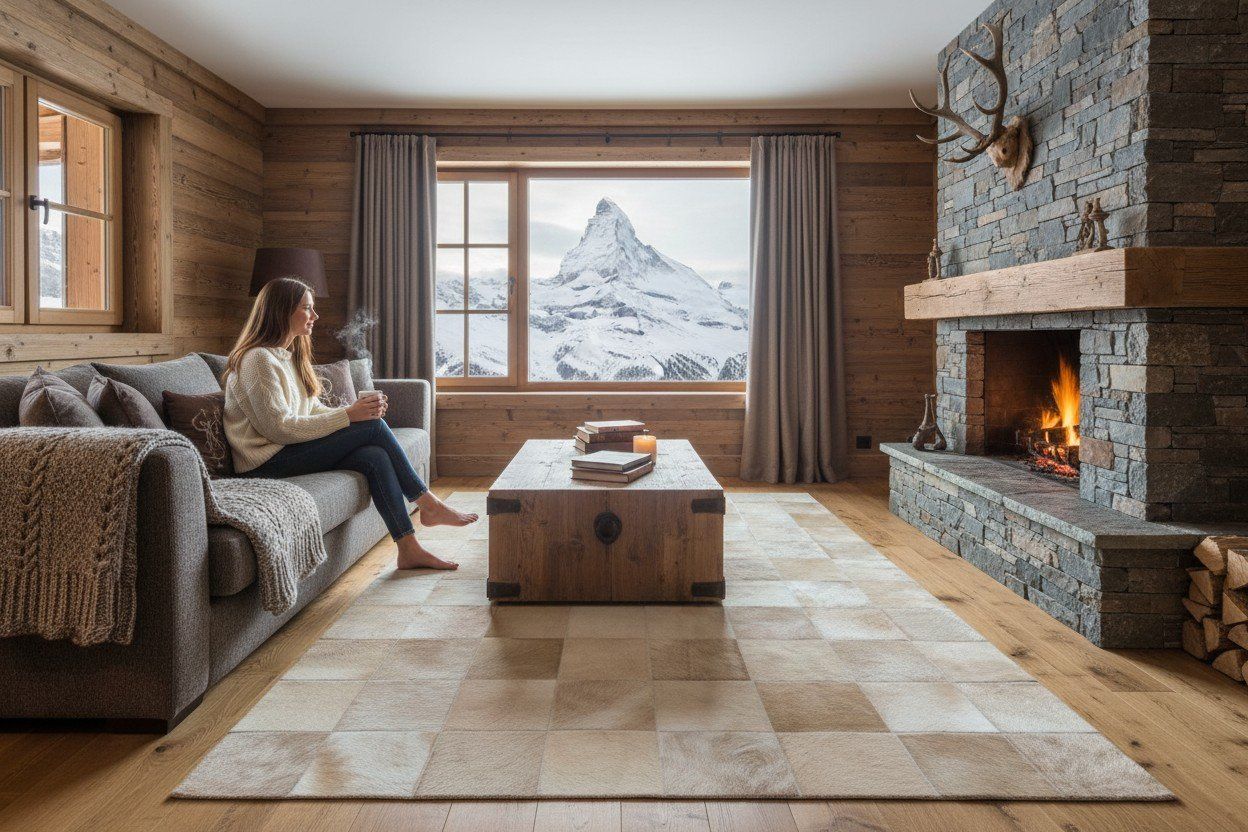 Tappeti: Kuhfell Teppich Patchwork 160 x 220 cm – Nuovo e nell'imballaggio originale da Arbedo venduto da patagonialeatherrugs 1