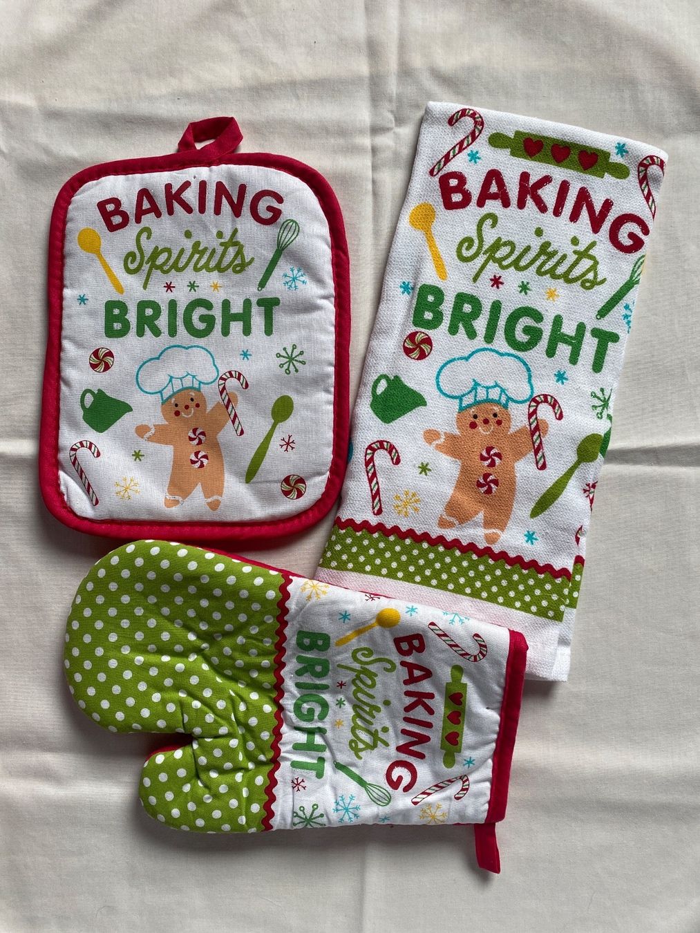 Tutte le decorazioni: Christmas Pot Holder Baking Spirits Bright New – Nuovo e nell'imballaggio originale da Buttikon SZ venduto da Maxwelltime