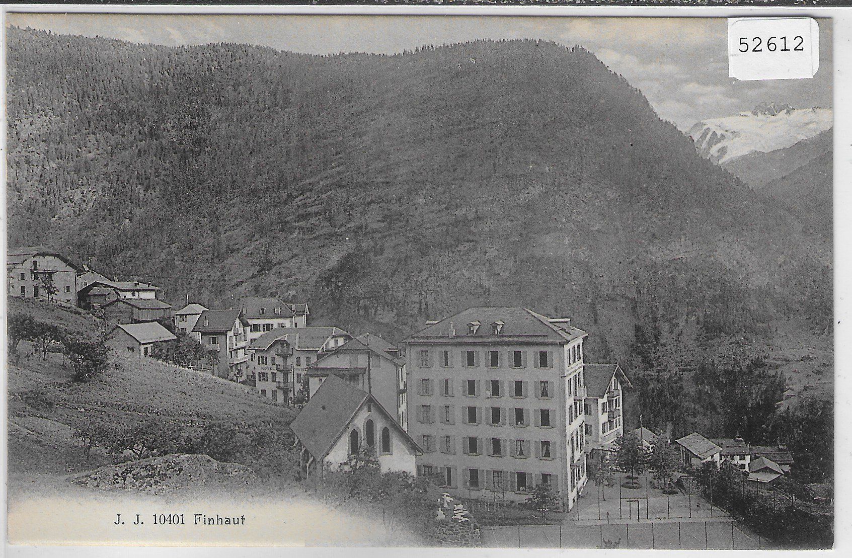 Cartoline postali: Finhaut - Hotels – Usato da Ettingen venduto da Kartenplanet