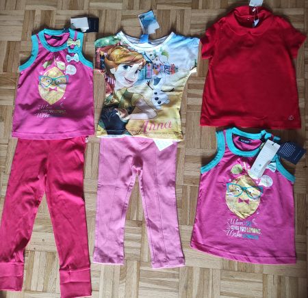 Lot vêtements fille 92-98cm