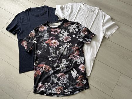 Pier One T-Shirts, 3er Set, Gr. M