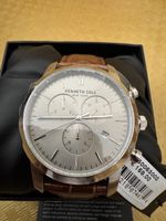 Kenneth Cole Uhr Herren mit Lederarmband neu ungetragen