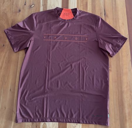 Vaude Men‘s Qimsa Logo Bikeshirt XXL, kurzarm