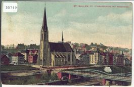 St. Gallen - St. Othmarskirche mit Rosenberg
