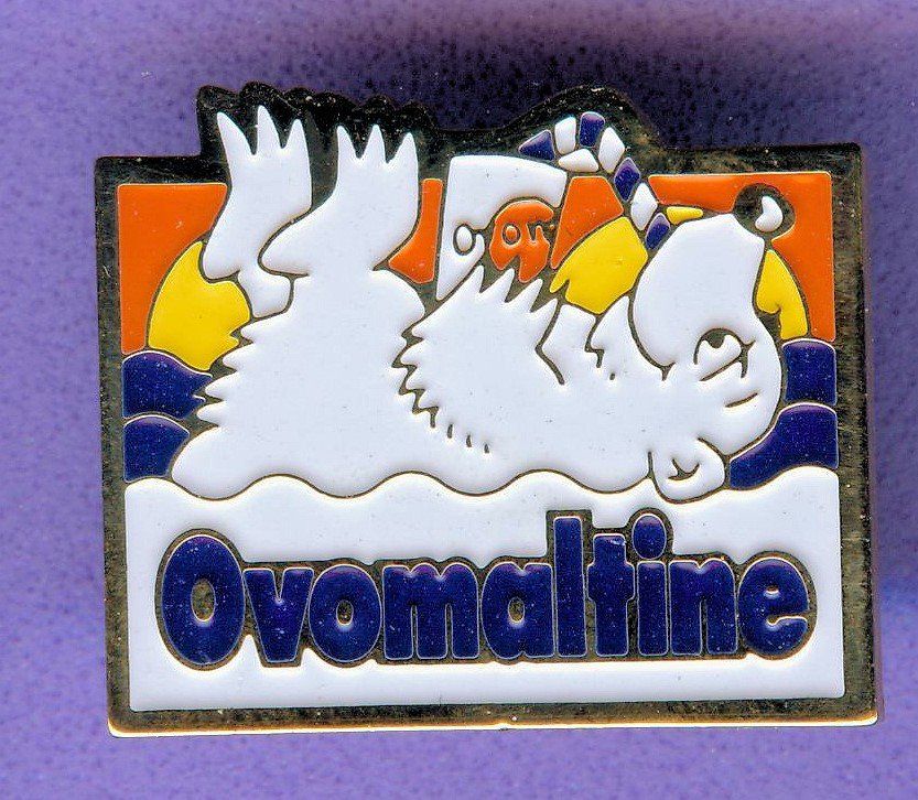 Ovomaltine Plaketten & Abzeichen: Ovomaltine  EISBÄR – Gebraucht aus Winterthur von Sammleroase