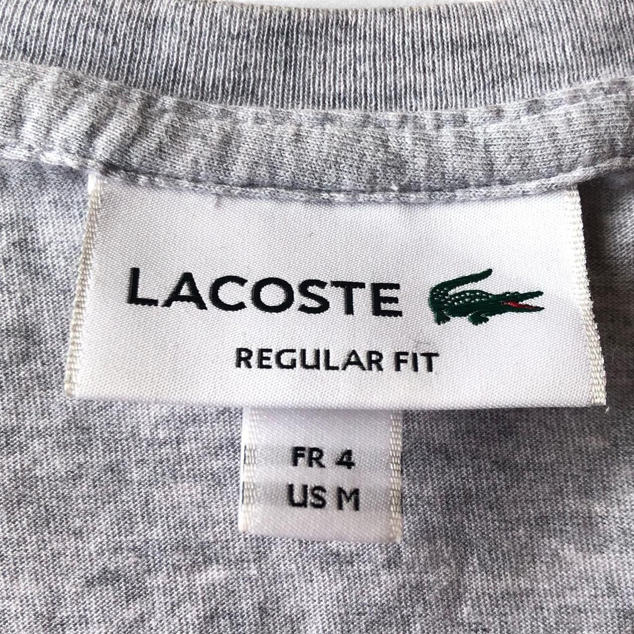 Lacoste T-shirt: T-Shirt Lacoste Regular Fit Grey Men M – Usato da Genève venduto da ang_7j7j 3