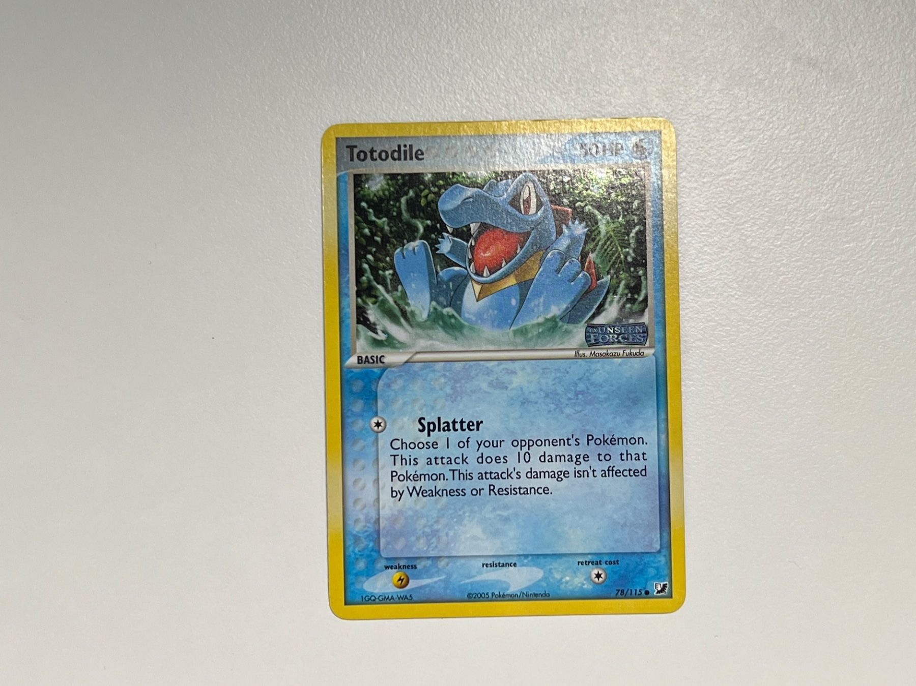 Pokémon Carte collezionabili: Totodile Unseen Forces Reverse Stamp 78 NM – Usato da Basel venduto da liamj03