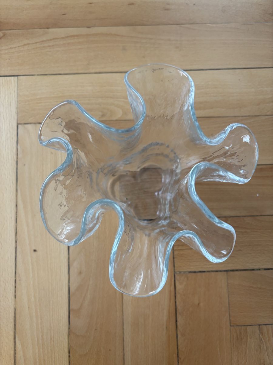 Vasen & Gefässe: Vintage Midcentury Modern Vase Glas – Gebraucht aus Zürich von kleinervogel 3