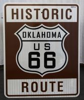 Route 66 OKLAHOMA Verkehrsschild USA neu