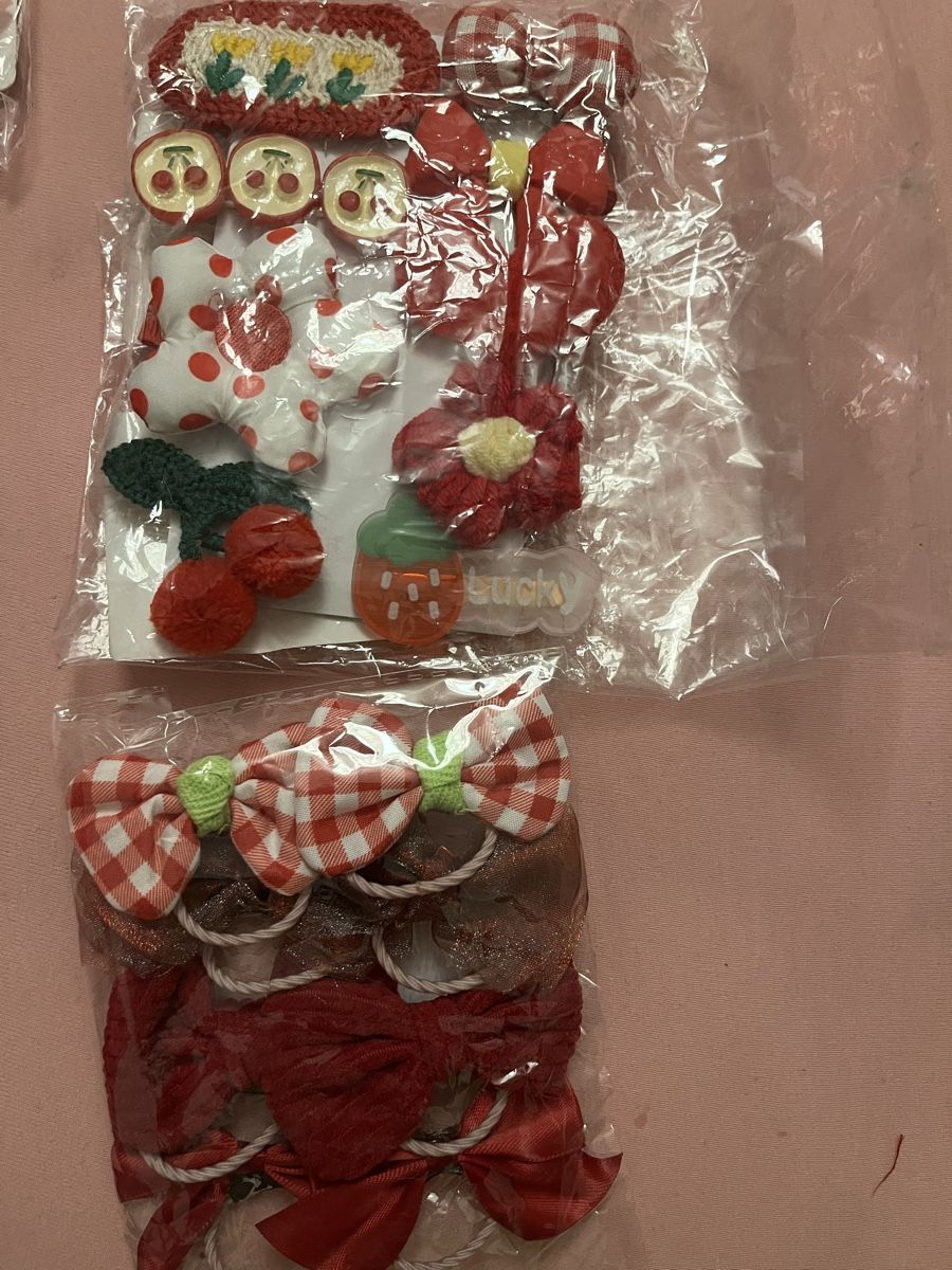 Haarschmuck: Haarschmuck-Set Rot.neu ungebraucht – Neu und originalverpackt aus Olten von sae_82z2 6