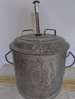Einkochtopf Metall mit Thermometer gebraucht Zustand