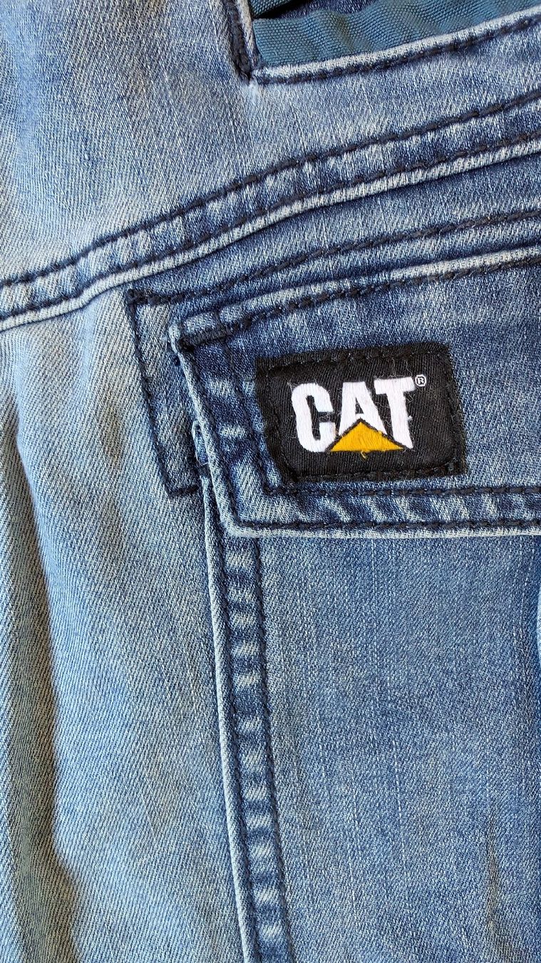 Caterpillar Jeans: CAT Arbeitshose Dynamic Gr. 32x30 (ca. M) Blau – Usato da Schmerikon venduto da speedi18 3