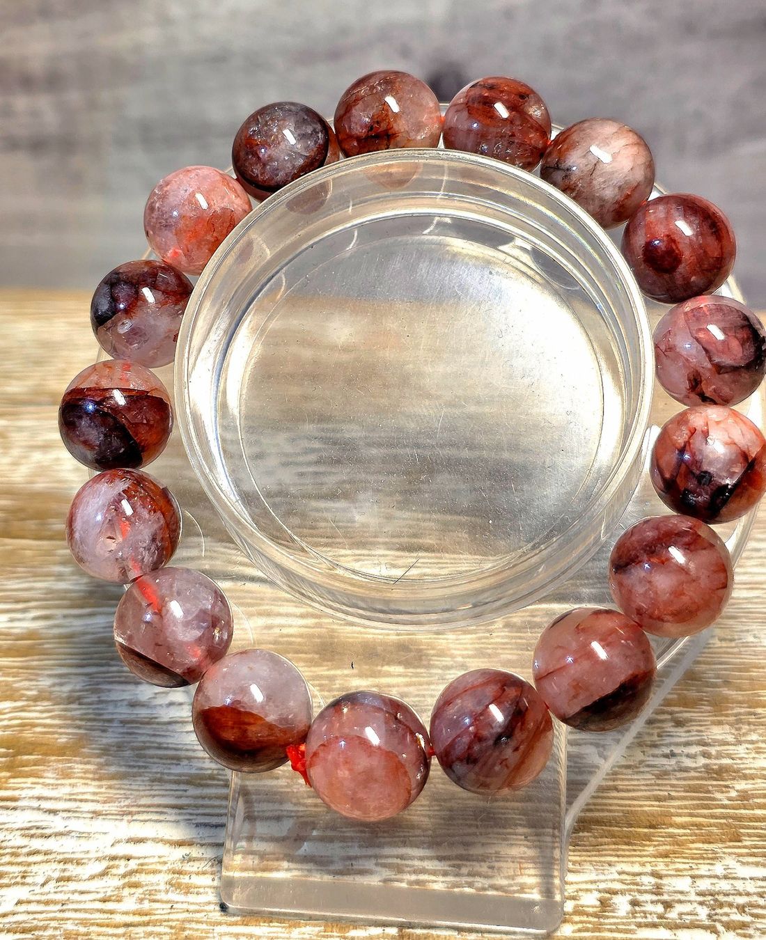 Minerali & Pietre curative: Feuerquarz Armband H 12mm – Nuovo e nell'imballaggio originale da Matzingen venduto da Shay_Crystalz