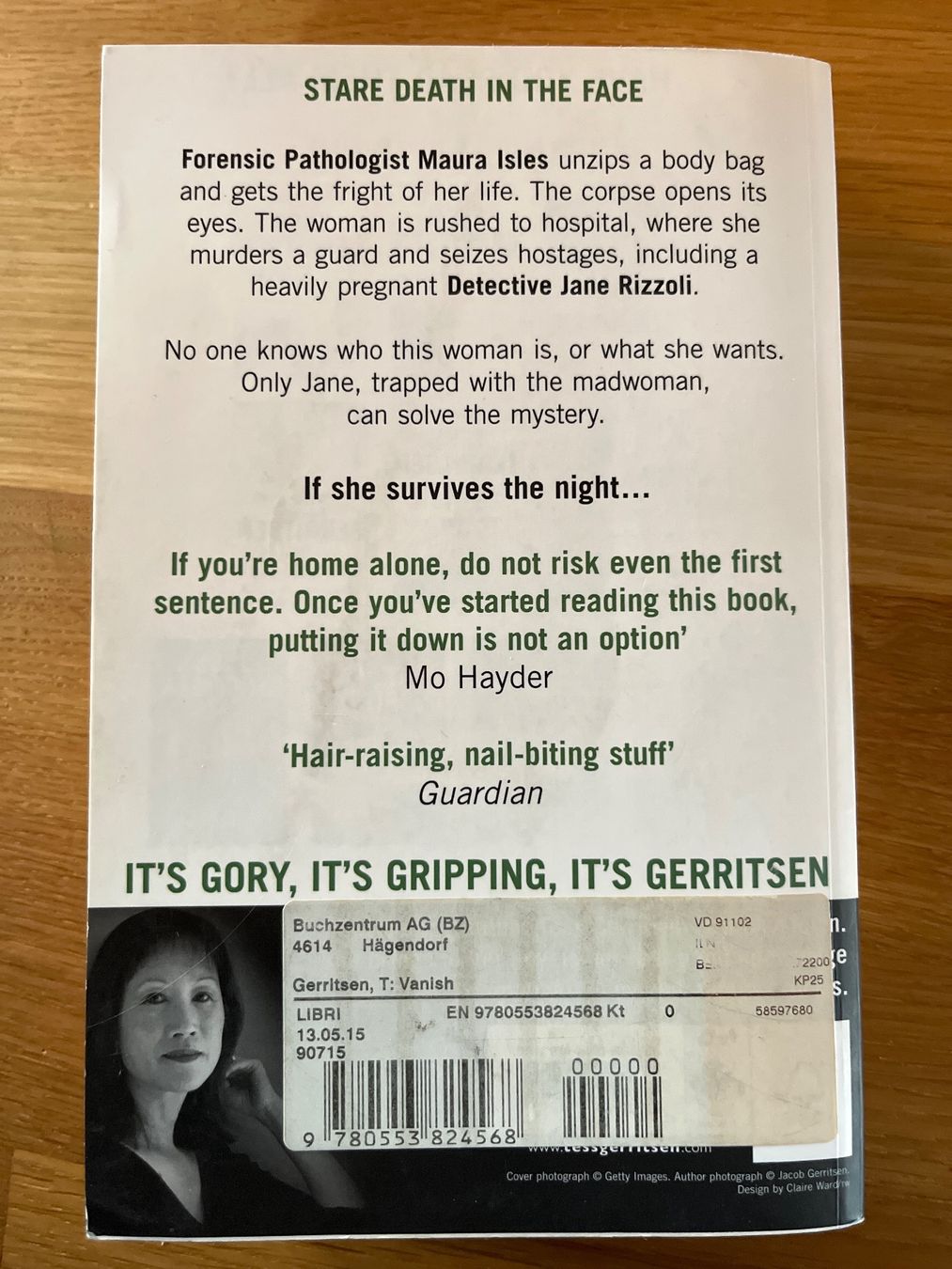Libri: Tess GERRITSEN - Vanish – Usato da Niederbüren venduto da mab_nw5h 1