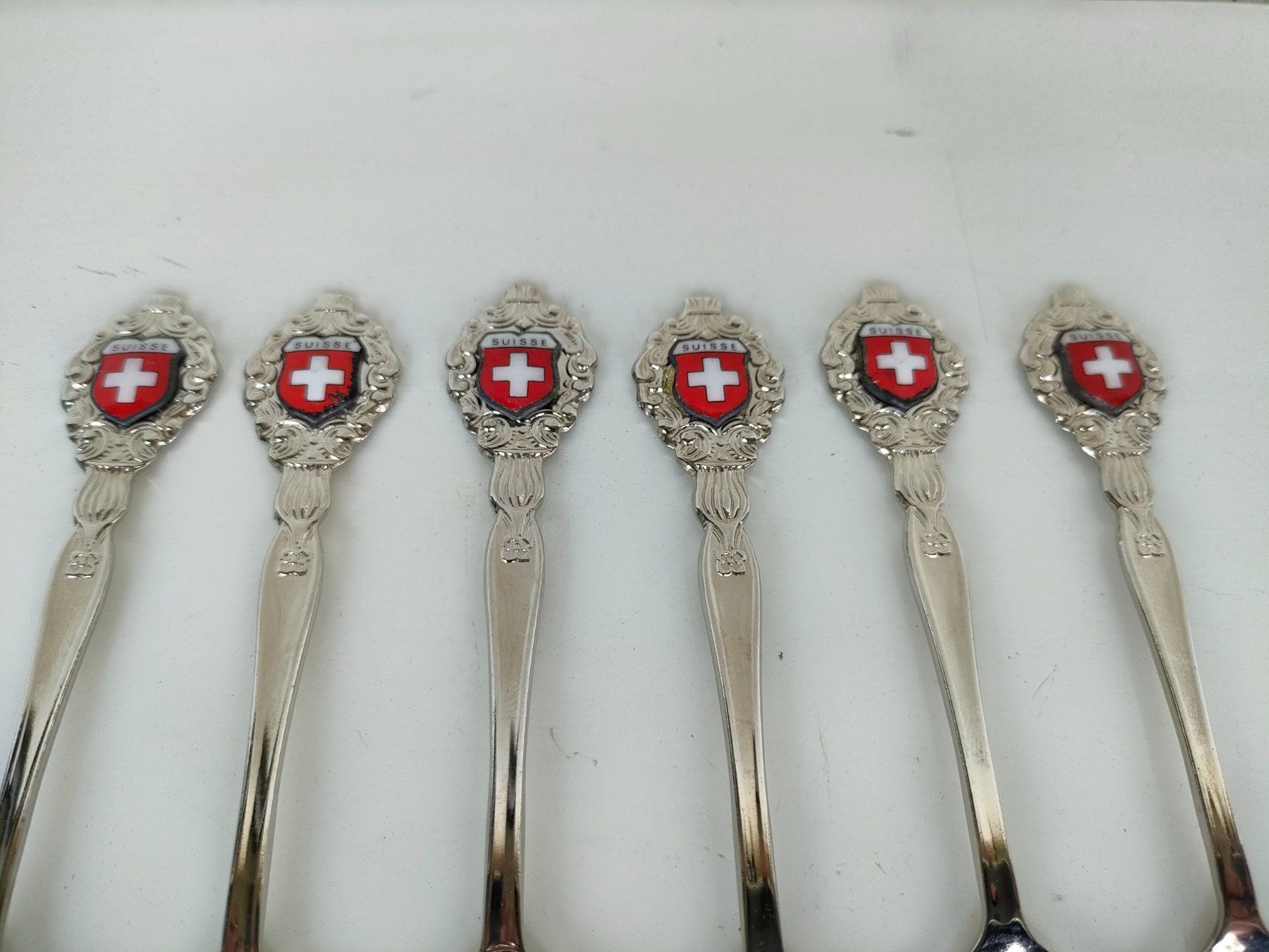 Cucchiai: Wunderschönes Schweizer Zierlöffel-Set – Usato da Dietikon venduto da Tucumano1981 5