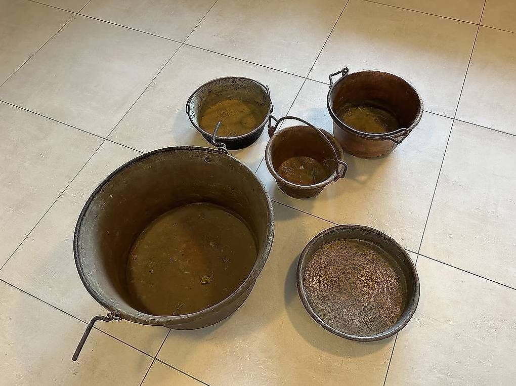Casseroles: Diversi paioli in rame – D'occasion à Cadro par sim_2q9z 1