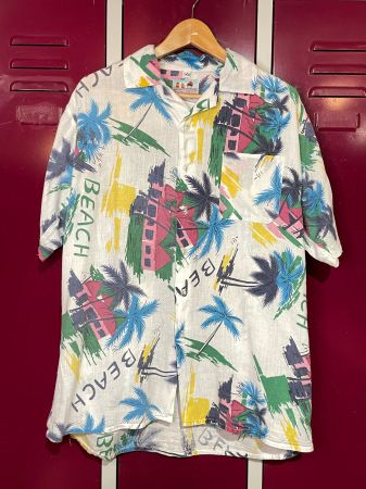 VINTAGE LOCAL SUNLIGHT HAWAIIAN SHORT SLEEVES SHIRT SZ: M