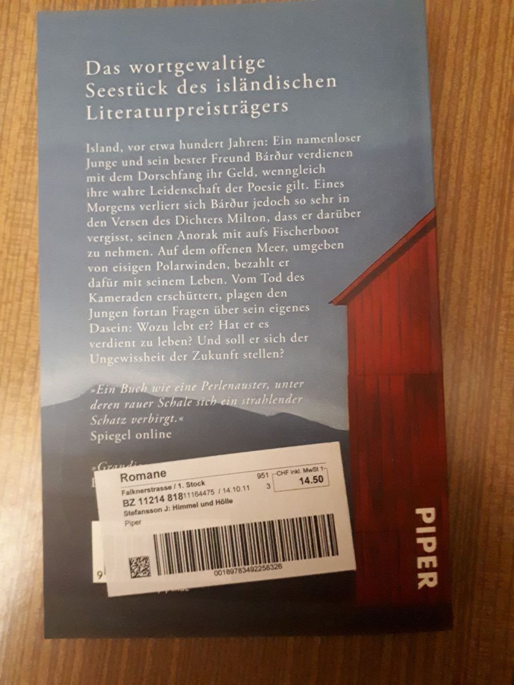 Libri: Jon Kalman Stefansson Himmel Und Holle – Usato da Basel venduto da Alacant 1