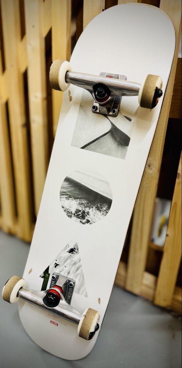 Globe Skateboards: Globe Skateboard weiss – Usato da Zürich venduto da romanvilliger