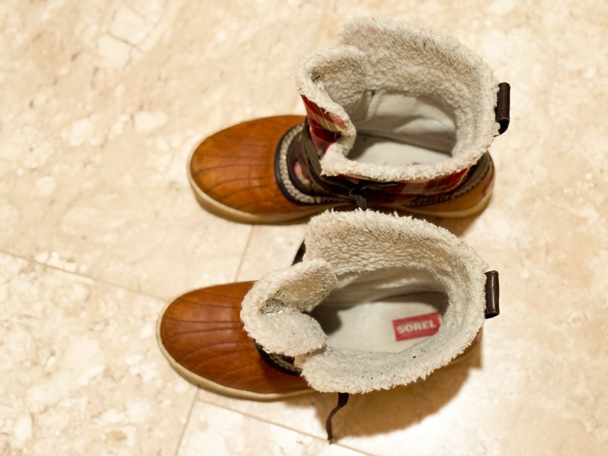 Sorel Scarpe da donna: Sorel Winterstiefel Gr. 40, Braun Kariert – Usato da Galmiz venduto da ranunkel25 1