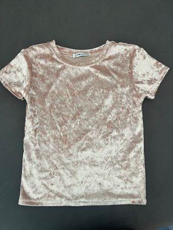 Shirt / Top / T-Shirt / Pullover / rosa/glänzend