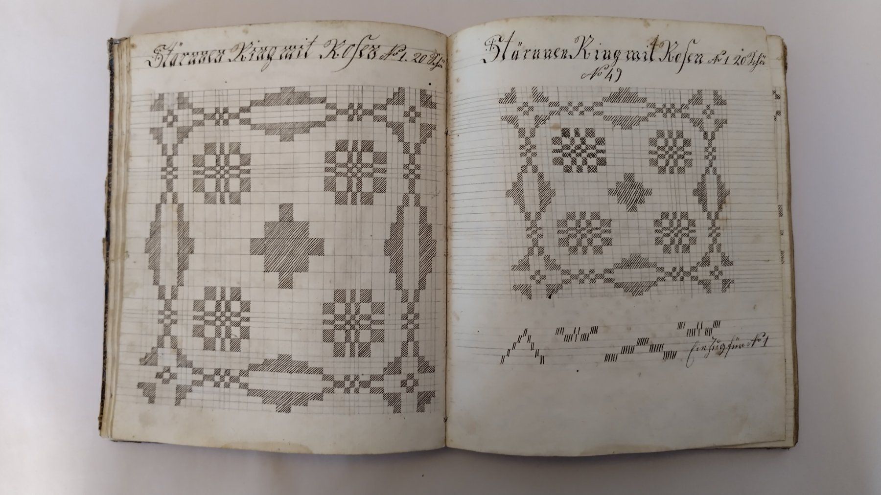 Libri: Buch 1842 mit Handarbeits-Vorlagen / Handgeschrieben – Usato da Bellach venduto da JingleJerry 5