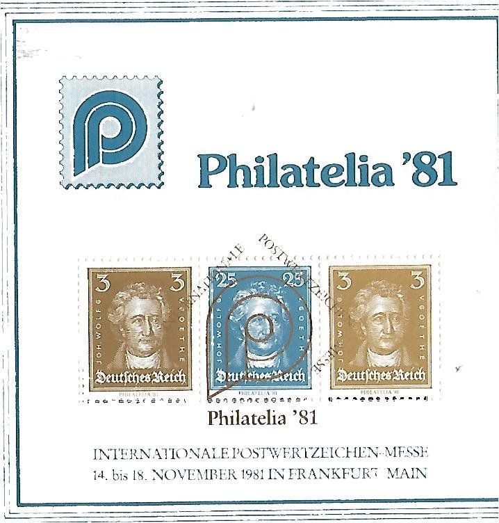 Tutti i francobolli: BRD 1981 : PHILATELIA "81" : 2 Hefte,  s. Text – Usato da Reinach BL venduto da eiche419 4
