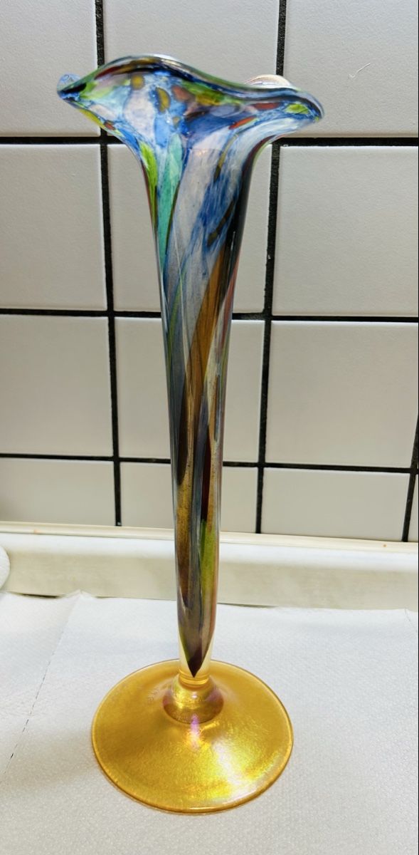Vasen & Gefässe: Peter Kaspar glass vase – Gebraucht aus Losone von del_yh97