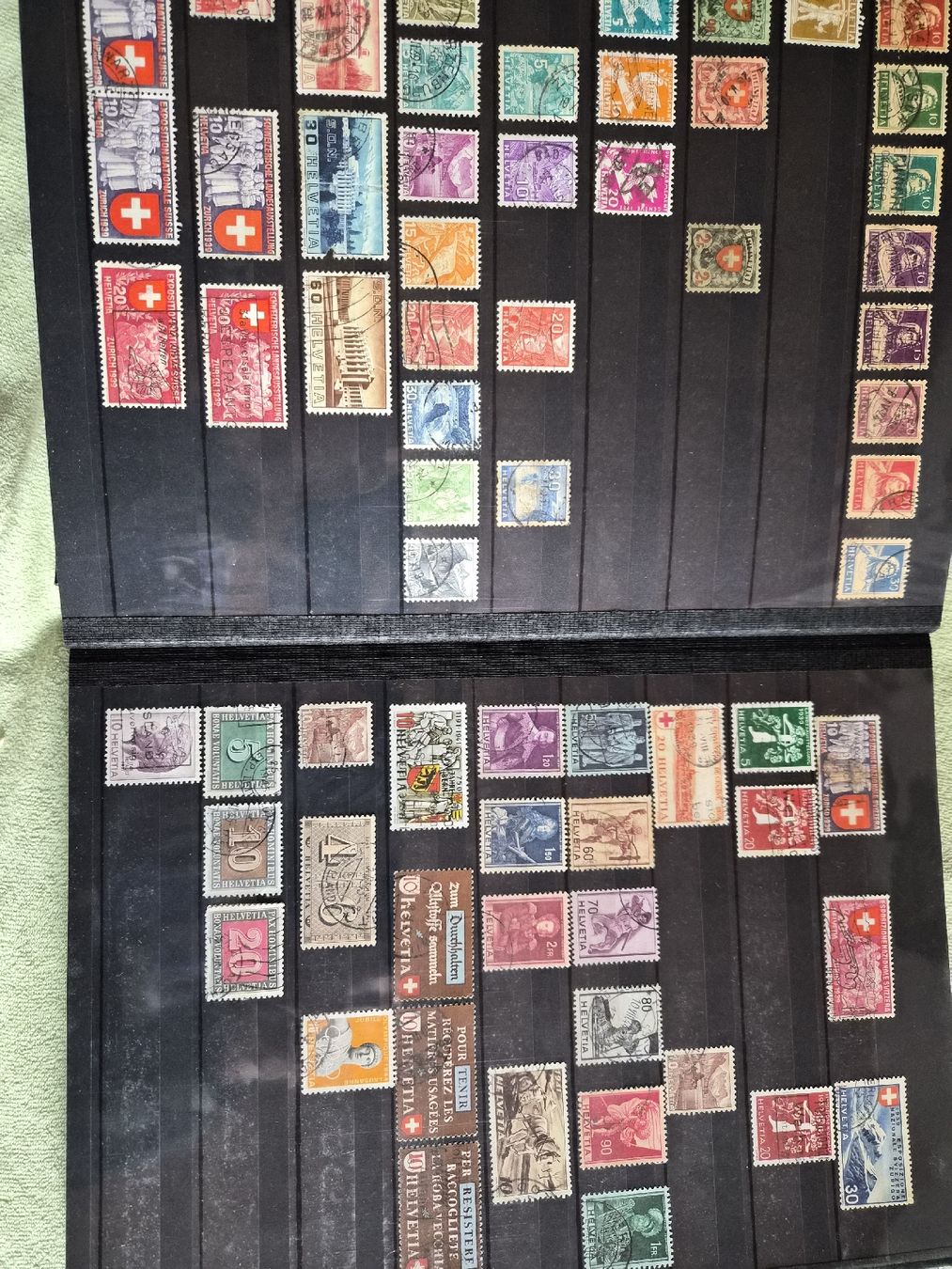 Alben: Briefmarkensammlung Schweiz, Album! – Gebraucht aus Welschenrohr von Fenn-60 2