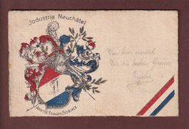 NEUCHÂTEL - Société d'étudiants Industia - 1908