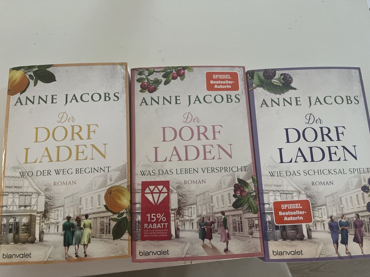Libri: Der Dorfladen, Roman Trilogie, Anne Jacobs – Usato da Derendingen venduto da CaMiPa5