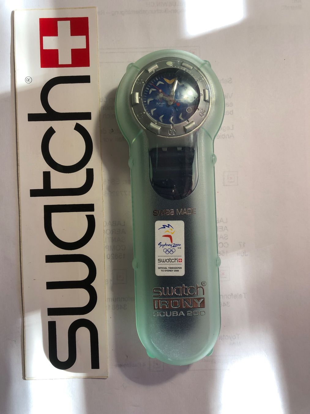 Swatch Orologi: Swatch Irony Scuba 200 THOLOS – Nuovo e nell'imballaggio originale da Biel/Bienne venduto da winnertaco