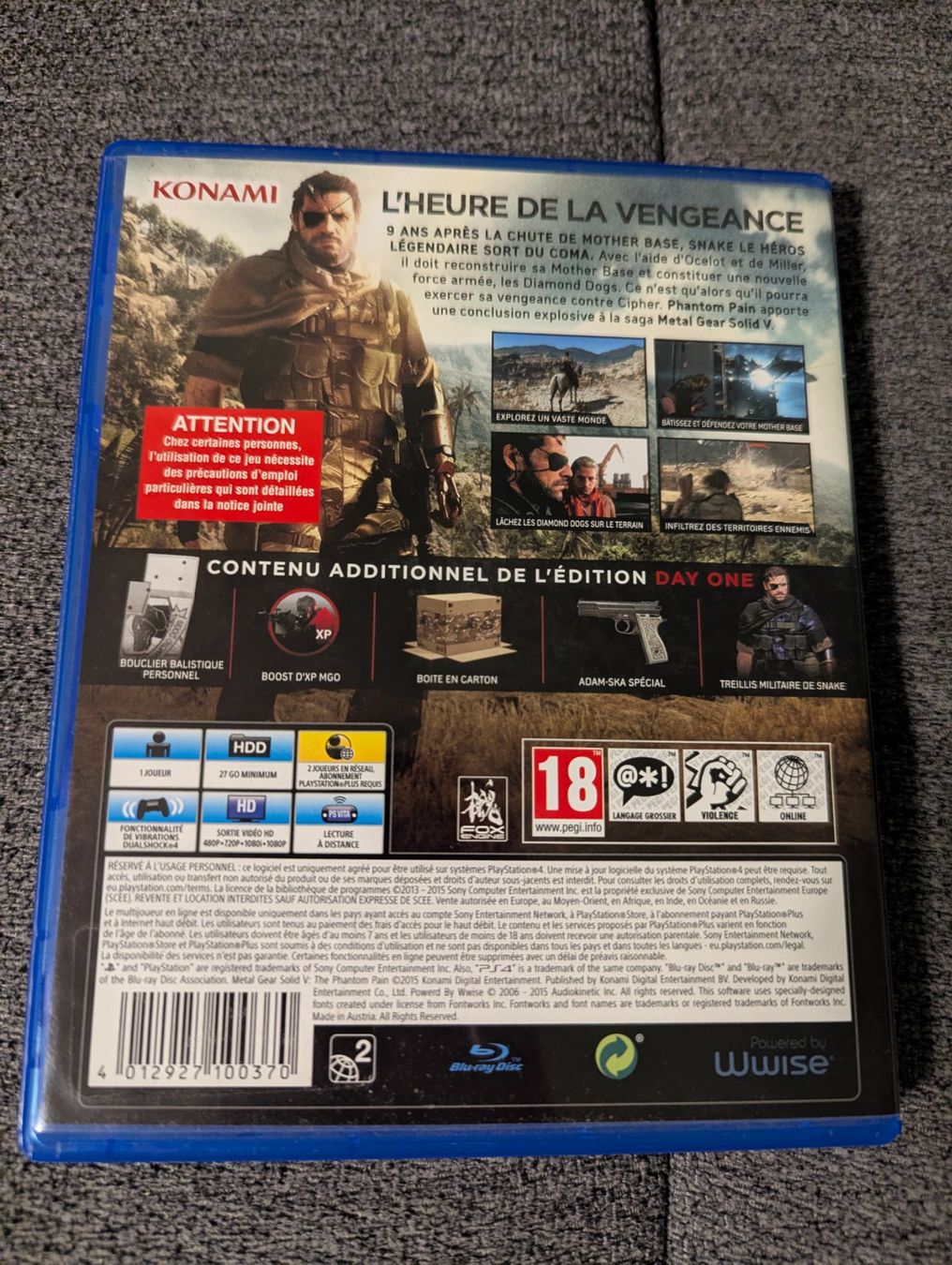 Giochi: Metal Gear Solid V PS4 Day One Edition Top Zustand – Usato da Basel venduto da tla_ypl2 1