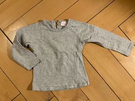 Sweatshirt Gr 86 Mädchen grau Baby 👶