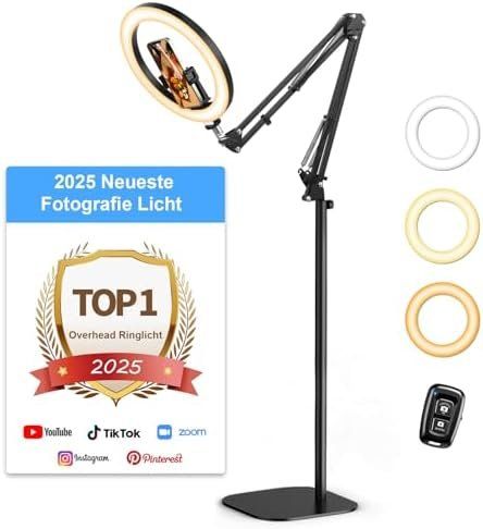 Lampen: Ringlicht Ringleuchte Stativ Overhead Evershop 10 Handy – Neu und originalverpackt aus Hundwil von tec_mm27 1