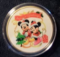 Médaille Disney - MERRY Christmas