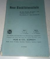 Rudolf Schoch: Neue Blockflötenschule (Heft 1+2)   G.H. 9645