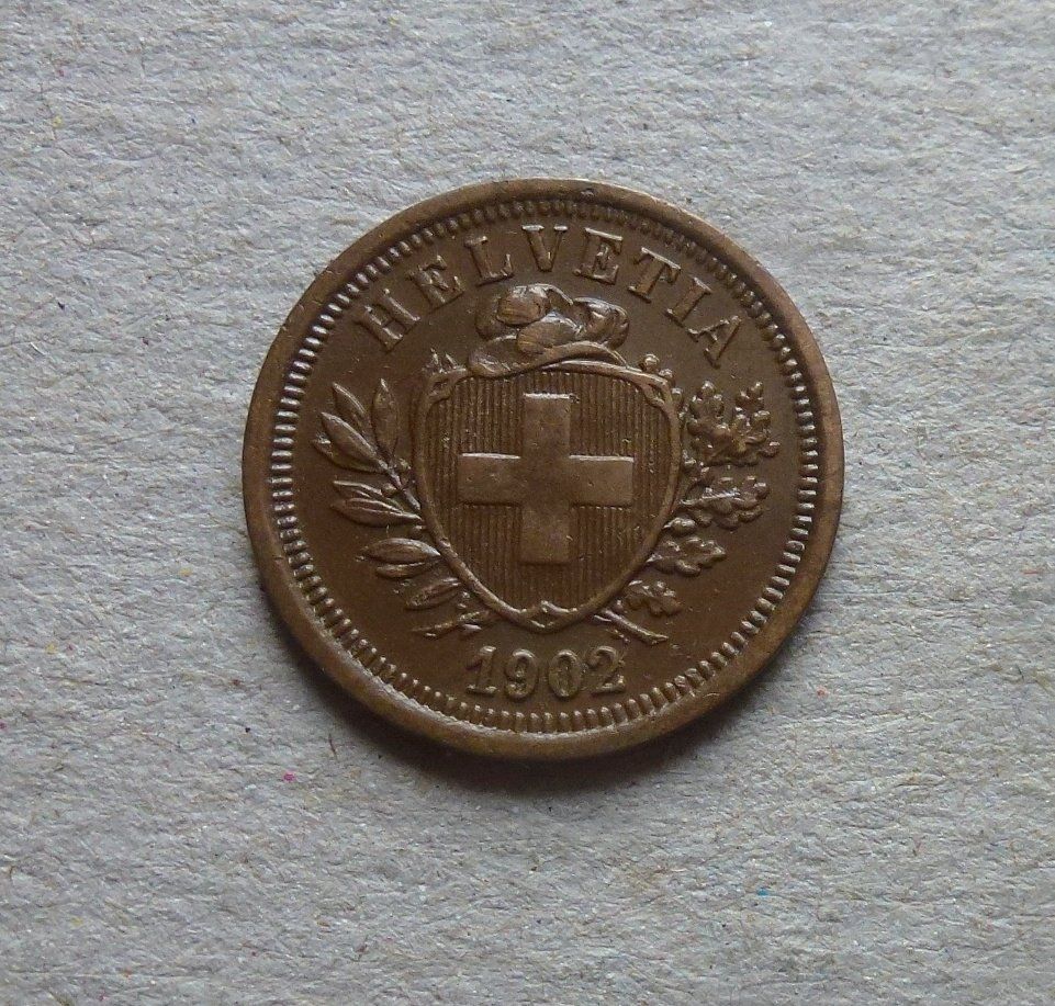 Tutti le monete: ++ 1 Rappen 1902, gute Erhaltung – Usato da Walkringen venduto da Casablanca777