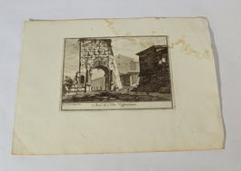 Arco di Tito Vespasiano Rom um 1750 Radierung J.L. Legeay