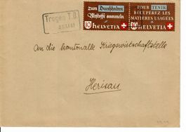 Brief, Trogen T.B. 1942 nach Herisau