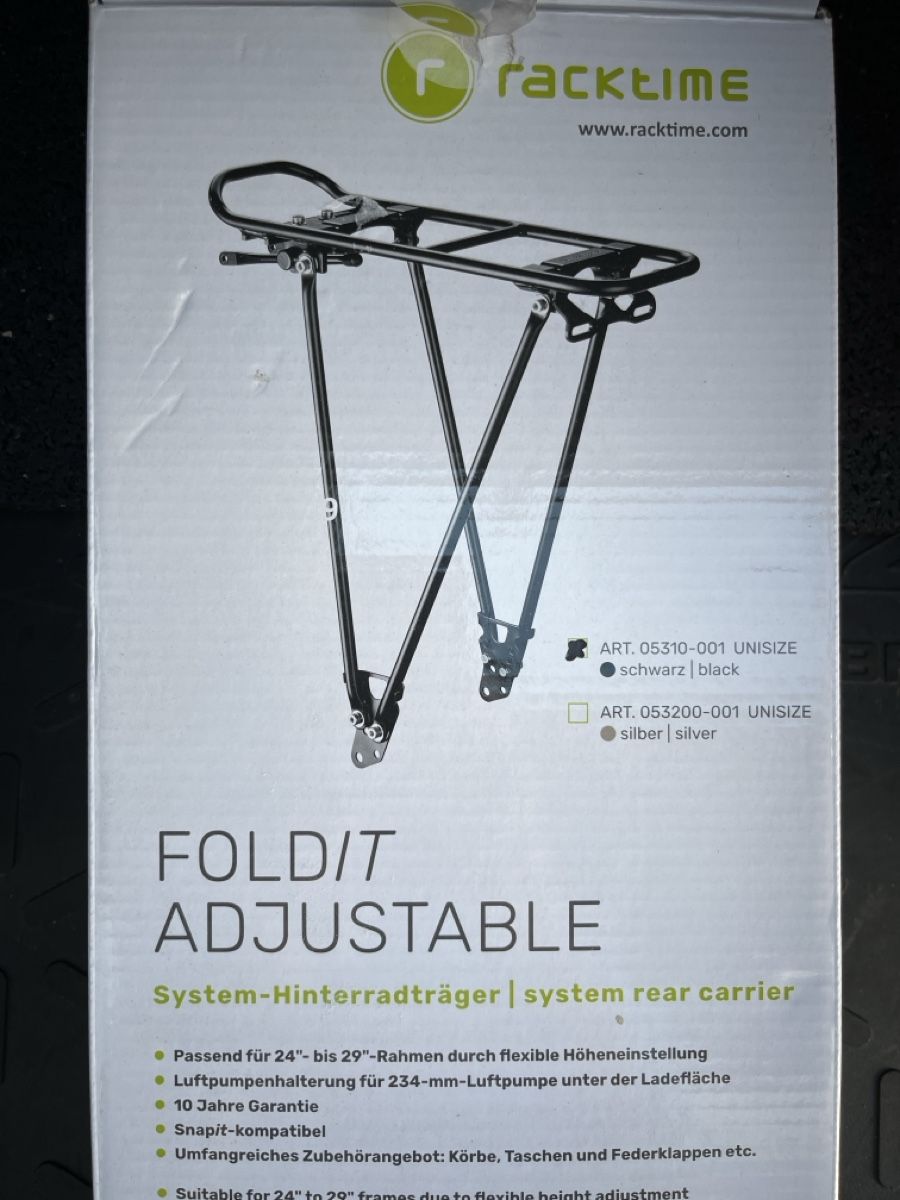Supporti per biciclette: Racktime foldit – Nuovo e nell'imballaggio originale da Staufen venduto da Jccf 1