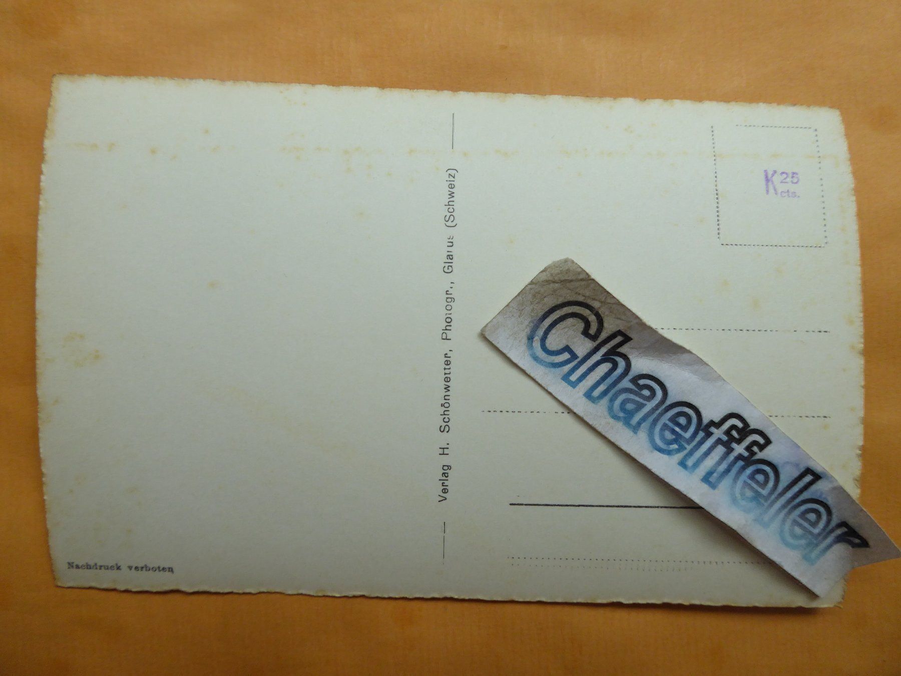 Cartoline postali: Winter auf Braunwald mit Ortstock und – Usato da Zürich venduto da Chaeffeler 1