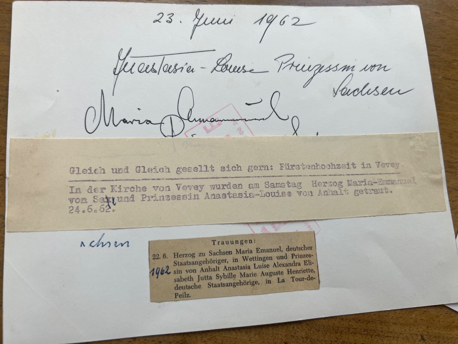 Autographes: Autogramm 295 – D'occasion à Glattfelden par maa_qcj8 3