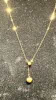 18K Gelbgold Halskette mit kleinem Herz Anhänger