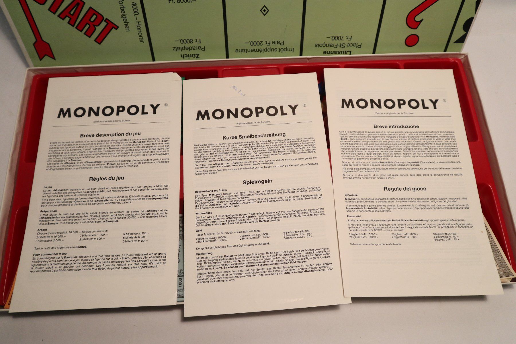 Parker Spiele: Parker Monopoly Schweizer-Version CH Komplett – Gebraucht aus Eschenbach SG von Astalavista 3