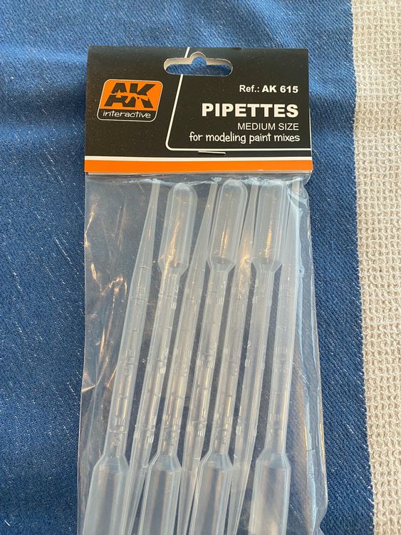 Pipettes AK Interactive Small Size - Lot De 12 - Modélisme Et Laboratoire