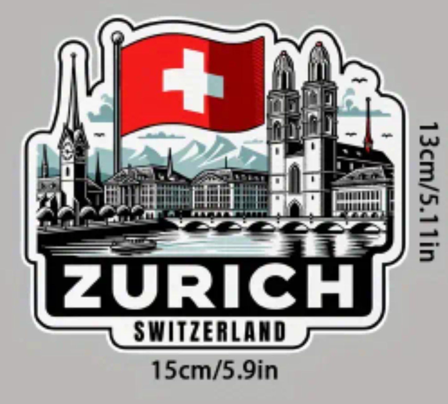 Aufkleber: Auto Sticker Aufkleber Zürich – Neu und originalverpackt aus Dintikon von Vexi 1